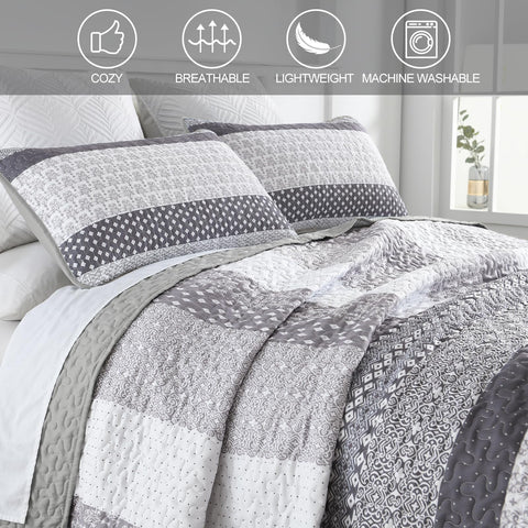 WONGS BEDDING quilt on bed styling shows cozy boho vibe in a modern bedroom.