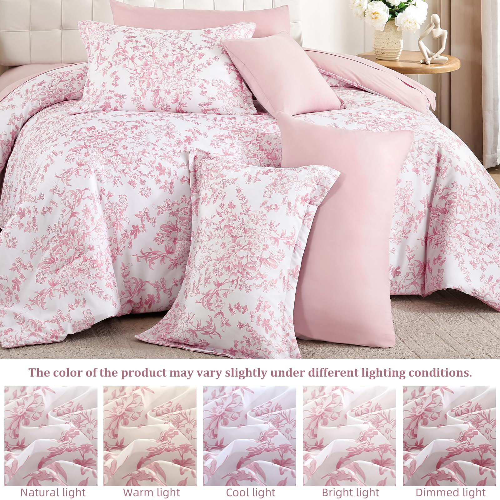 WONGS BEDDING 8-piece set includes everything for a complete bed-in-a-bag.