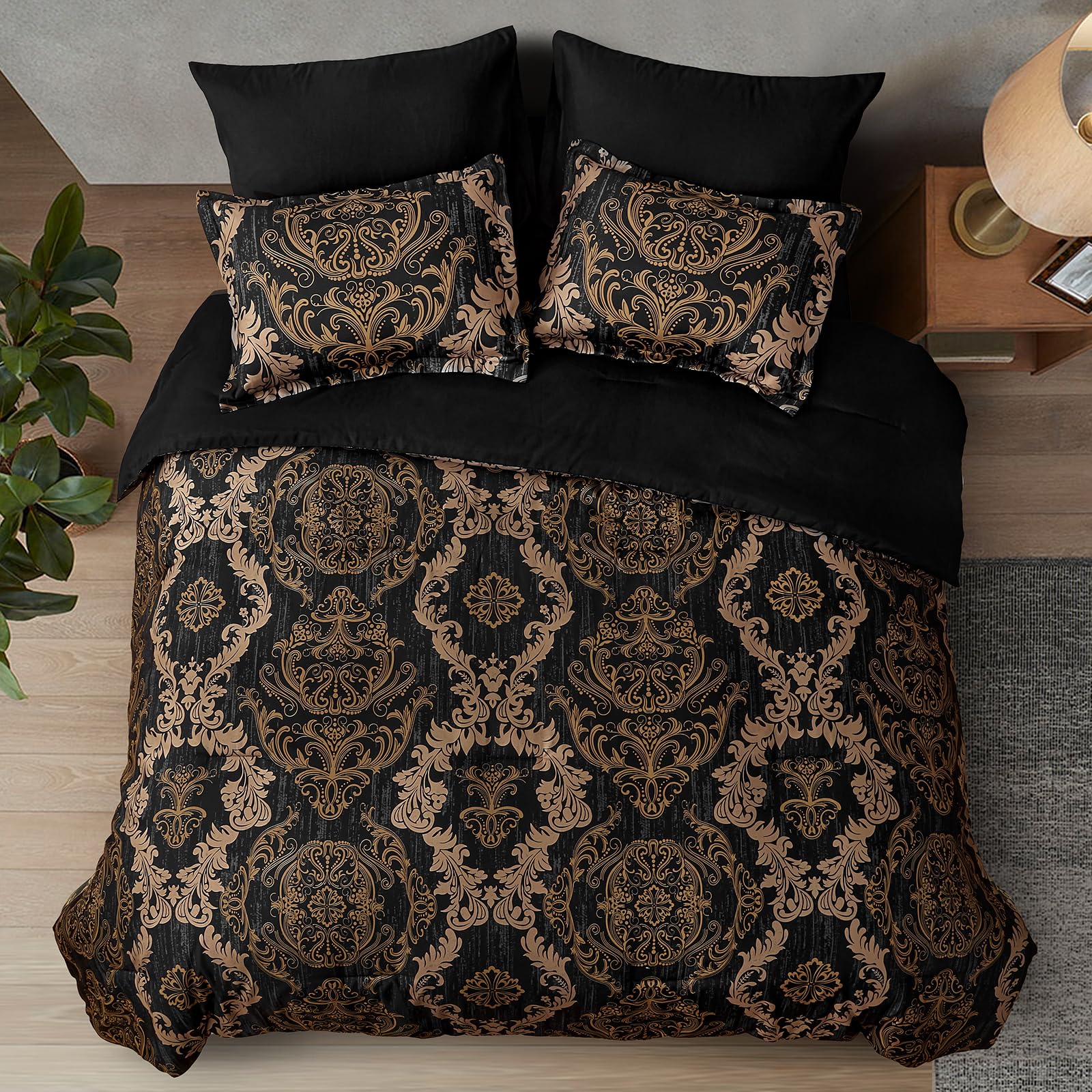 Close-up of reinforced stitching on WONGS BEDDING queen comforter