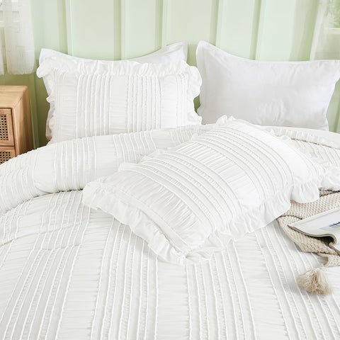WONGS BEDDING queen set is machine-wash friendly for easy care and upkeep