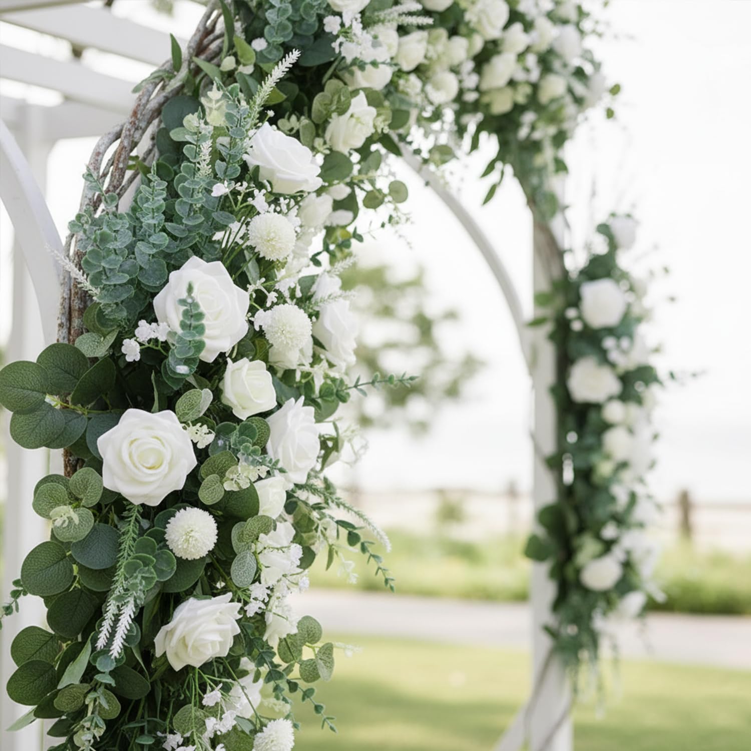 WONICE stems medium branch 15in create dynamic centerpieces with natural-looking greenery.