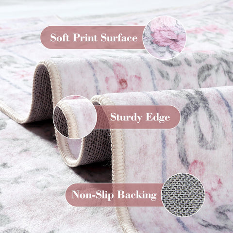 Wonnitar kid-friendly and pet-friendly rug supports playtime without shedding worries