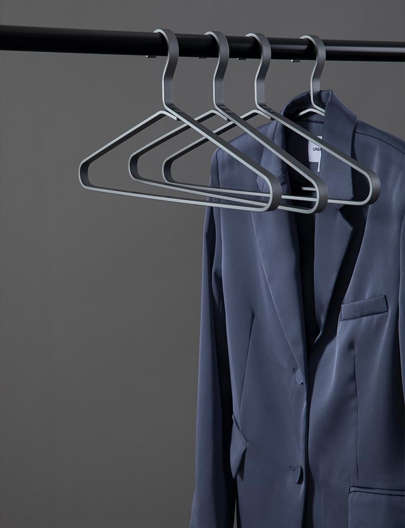 Wonqexz seventeen point seven inch dress hanger with smooth finish for garment support
