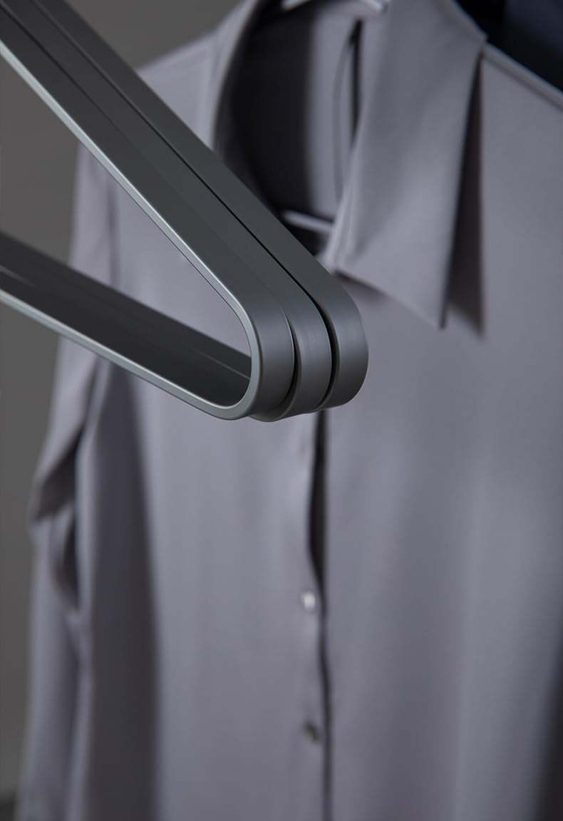Wonqexz ultra slim space saving hanger helps maximize closet space
