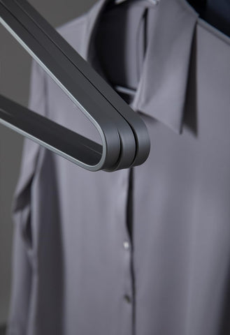 Wonqexz ultra slim space saving hanger helps maximize closet space