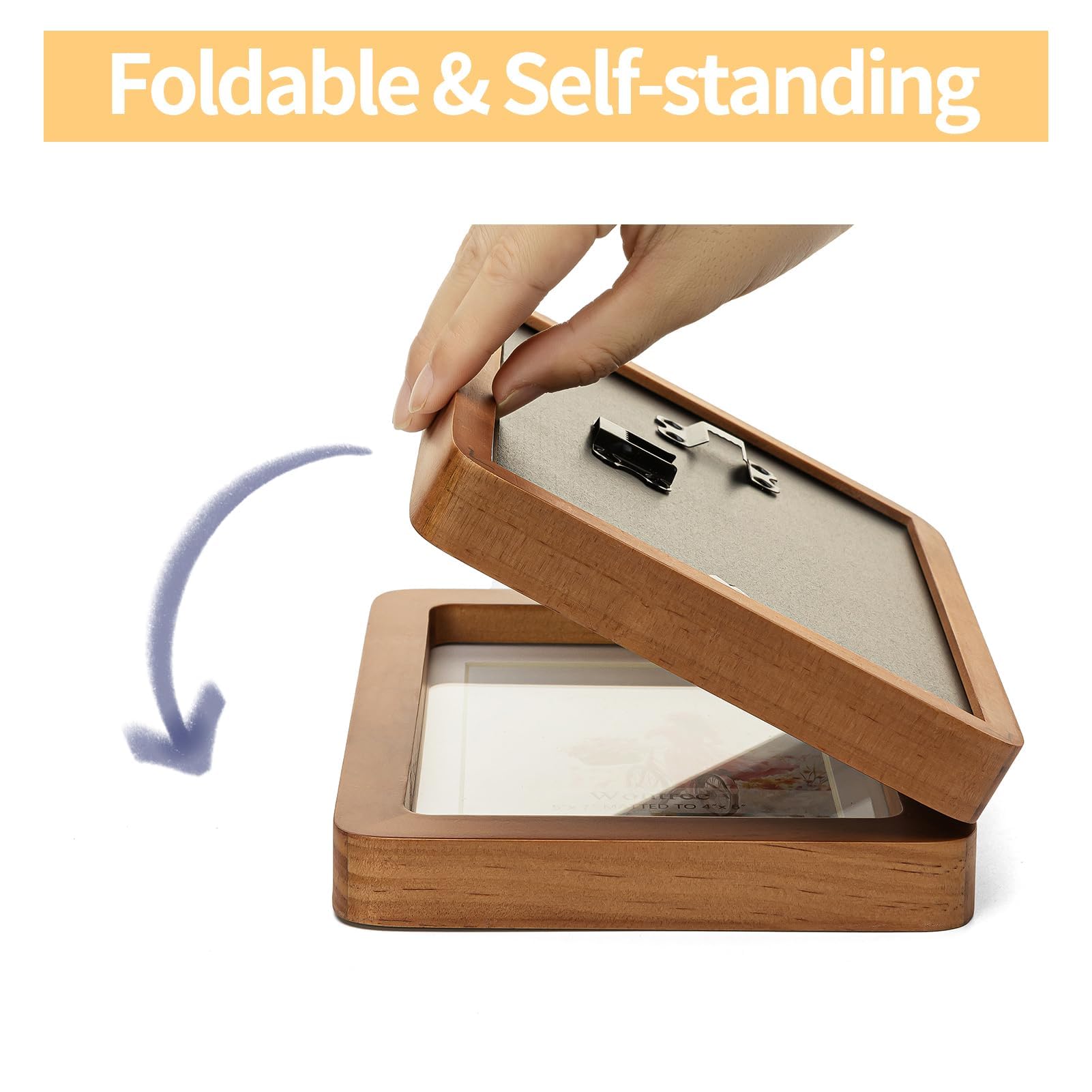 Wontree frame supports horizontal or vertical wall mounting
