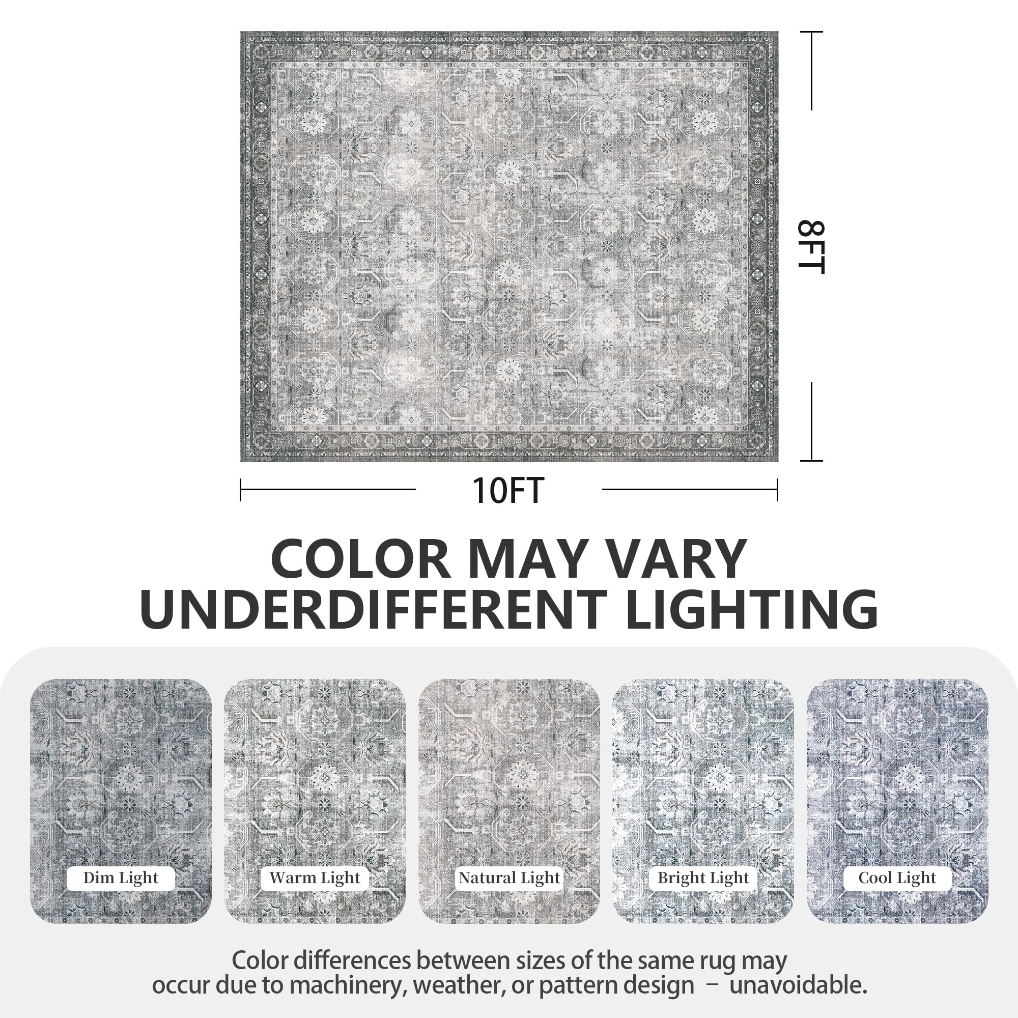 Woodbruy boho modern rug in living room adds warmth and style