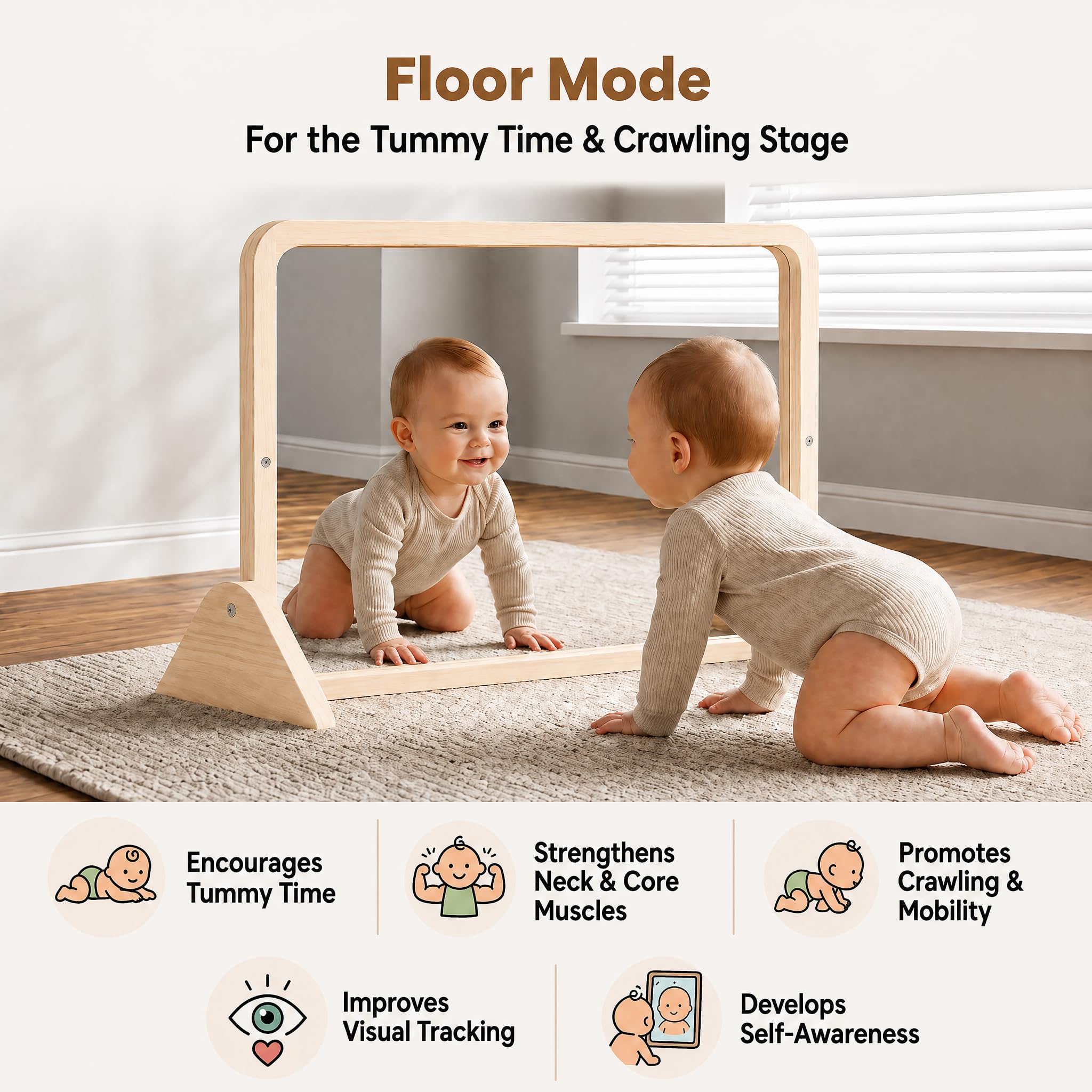Woodtoe natural pine finish creating warm Montessori-inspired furniture