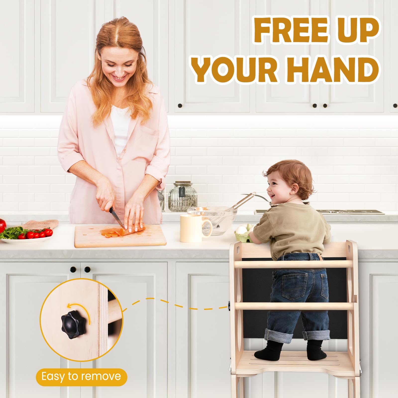 Woodure gift for ages 1-3 promotes independence and creativity.