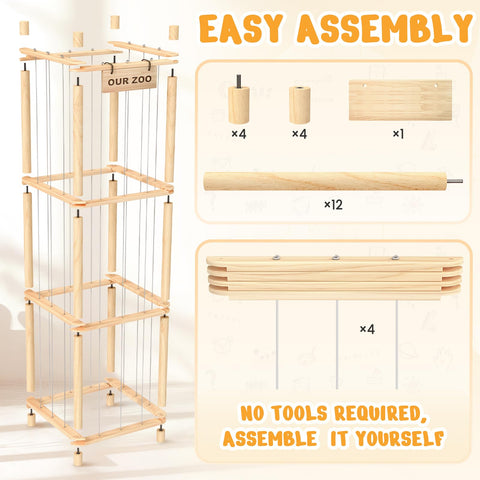 Woodure toddler-room organizer fits into cozy corners for easy access.