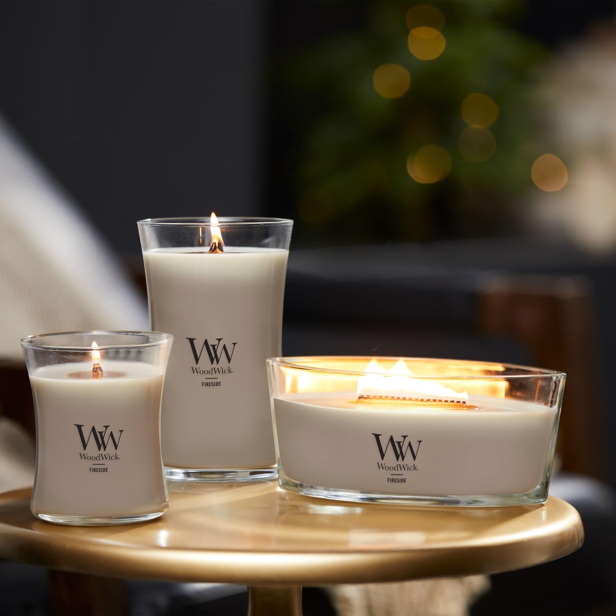 WoodWick wide opening for consistent fragrance diffusion.