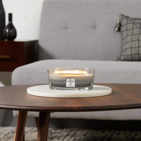 WoodWick Hearthwick crackle enhances ambience with a distinctive, comforting flame
