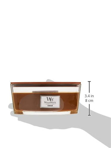 WoodWick Humidor fragrance pool showing even melt and scent release