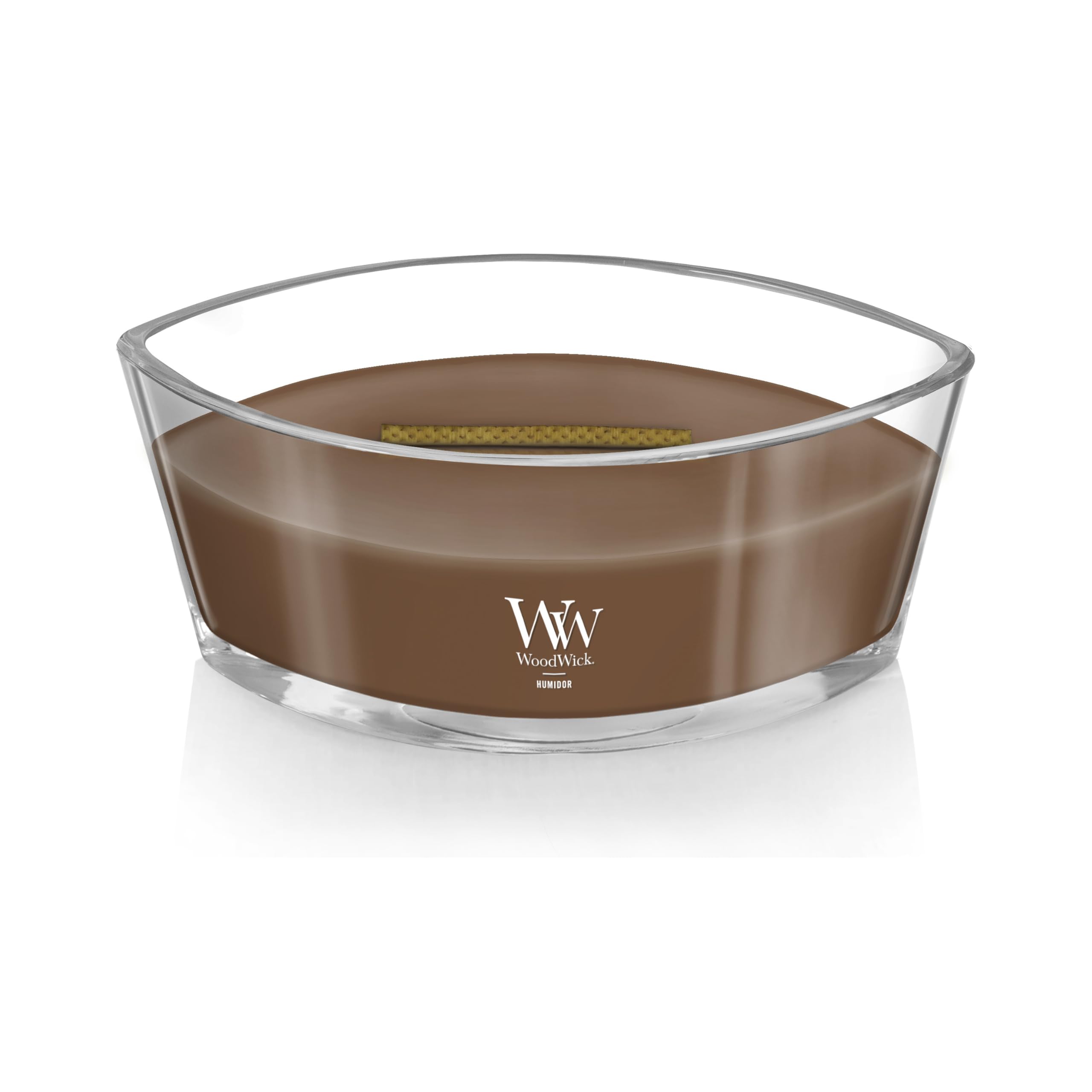 WoodWick Humidor tobacco-leaf note scent profile for sophistication