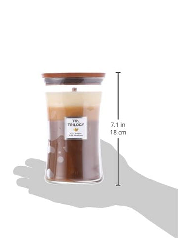 WoodWick Pluswick Innovation wick crackle and glow enhances a cozy, inviting atmosphere