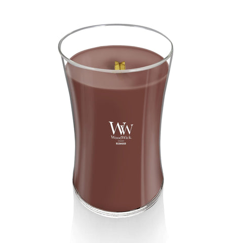 WoodWick Redwood Crackling Wick creates soothing crackle and ambient glow