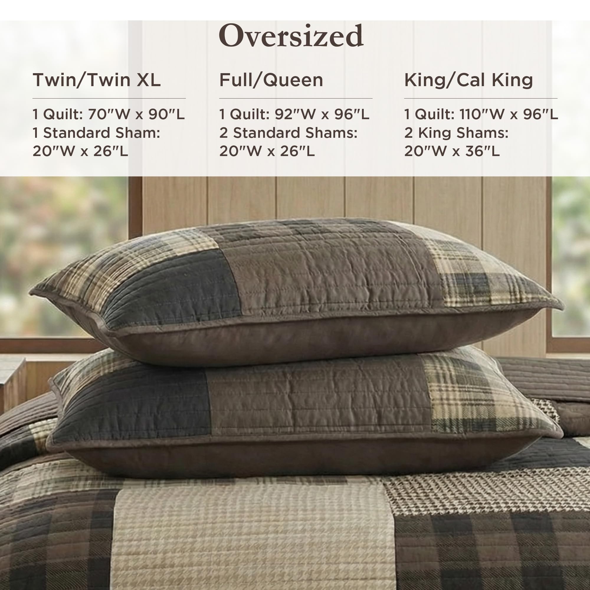 Woolrich Winter Hills bedroom scene evokes cozy rustic cabin charm.