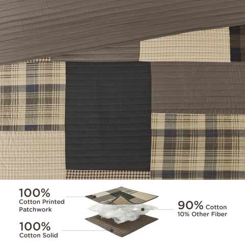 Woolrich Winter Hills shams pair boosts cohesive cottage bedding.