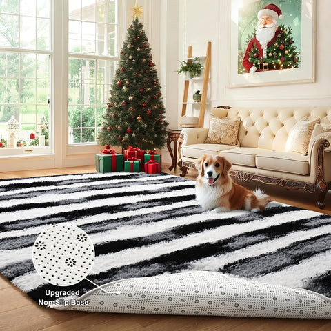 Woottpe dorm room rug is lightweight and easy to reposition