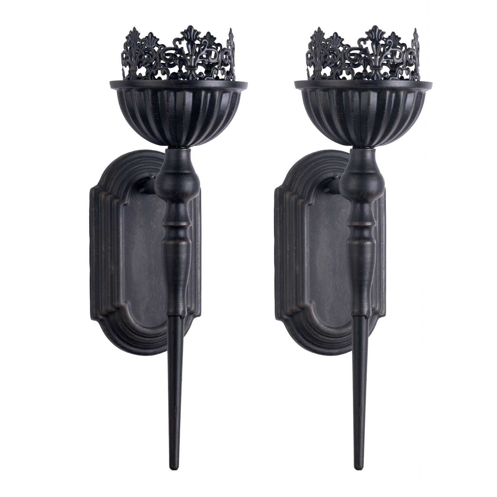 Crown and scepter design wall sconce from WOPARTY for dining area ambiance