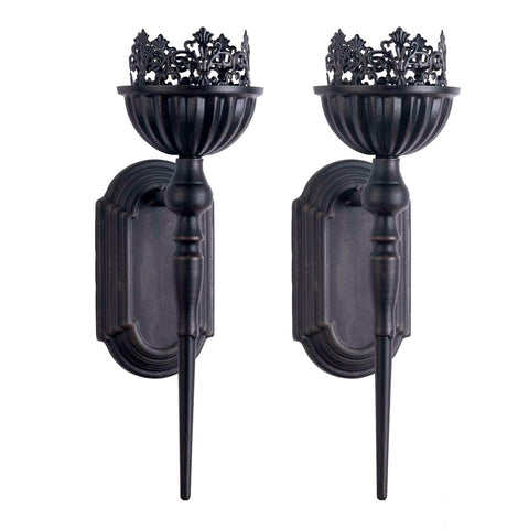 Crown and scepter design wall sconce from WOPARTY for dining area ambiance