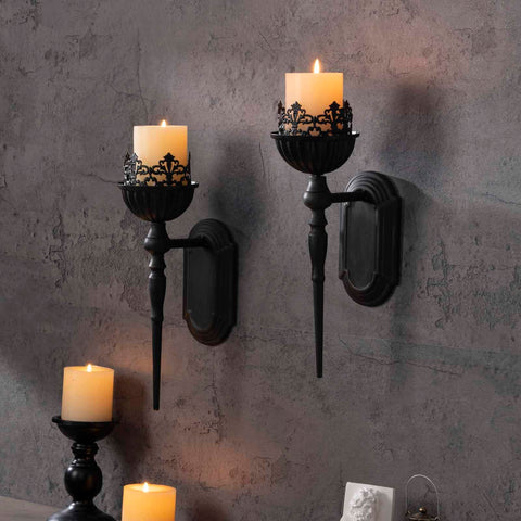 Dual sconces by WOPARTY ideal for bathroom or hallway ambient lighting