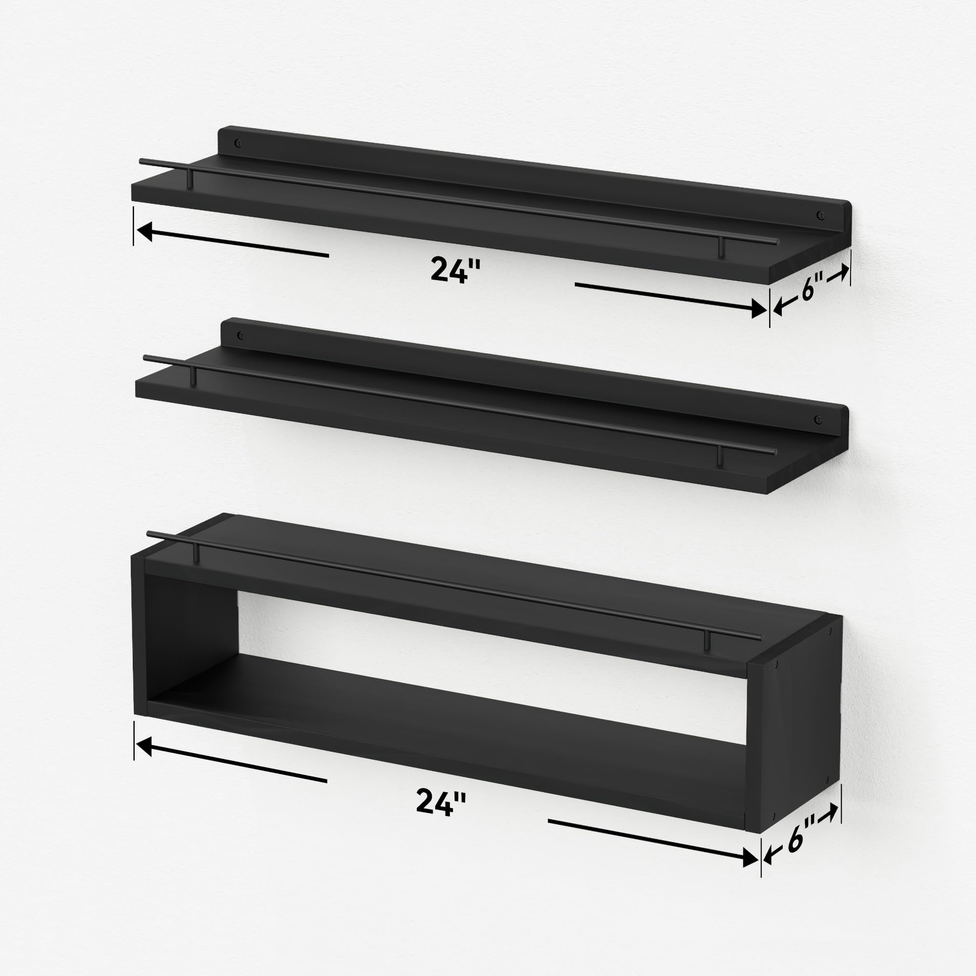 WOPITUES cube shelf creates a geometric focal point.