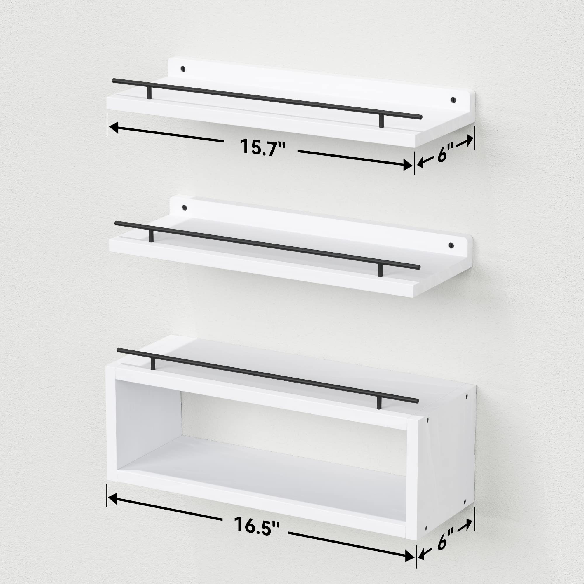 WOPITUES cube shelf adds geometric display while boosting storage options.