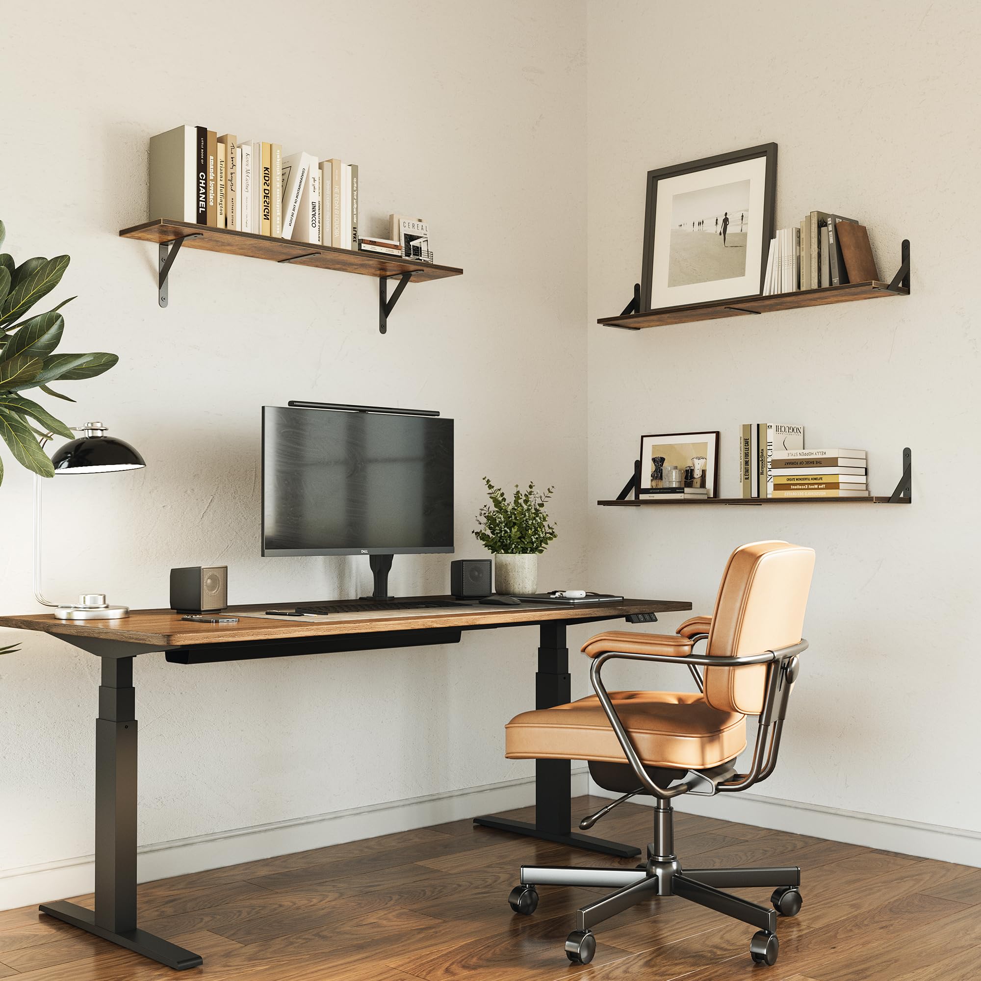 WOPITUES 8 inch depth maximizes display and storage space