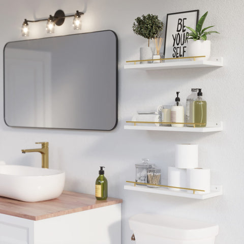 WOPITUES bedroom setup shows clean lines and practical storage for books frames or small plants