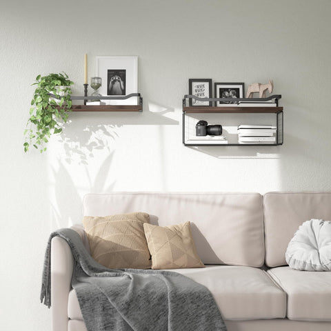 WOPITUES multipurpose wall storage helps organize toiletries and décor