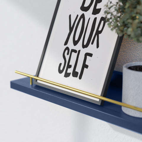 WOPITUES three-shelf set mounted on wall for versatile display