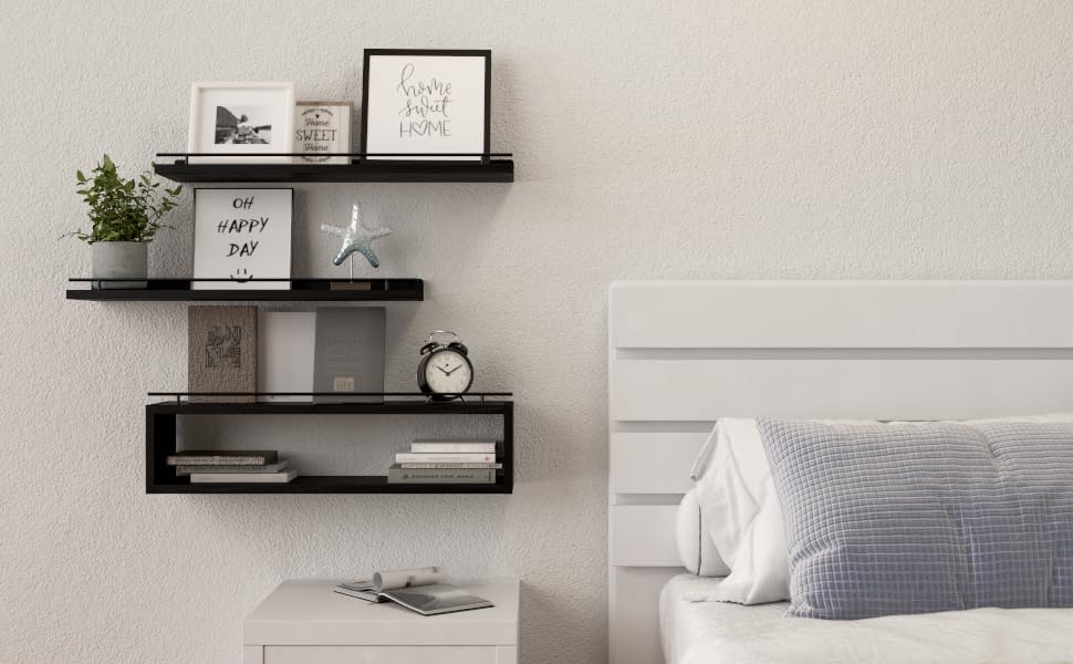 WOPITUES toilet paper storage shelf keeps essentials within reach.