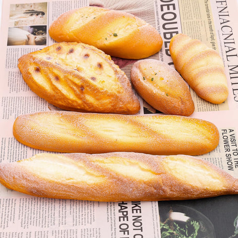 Woration photography prop bread set ideal for studio or display