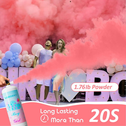 WORKKEEP 20-feet pink burst captures high-impact reveal across yard