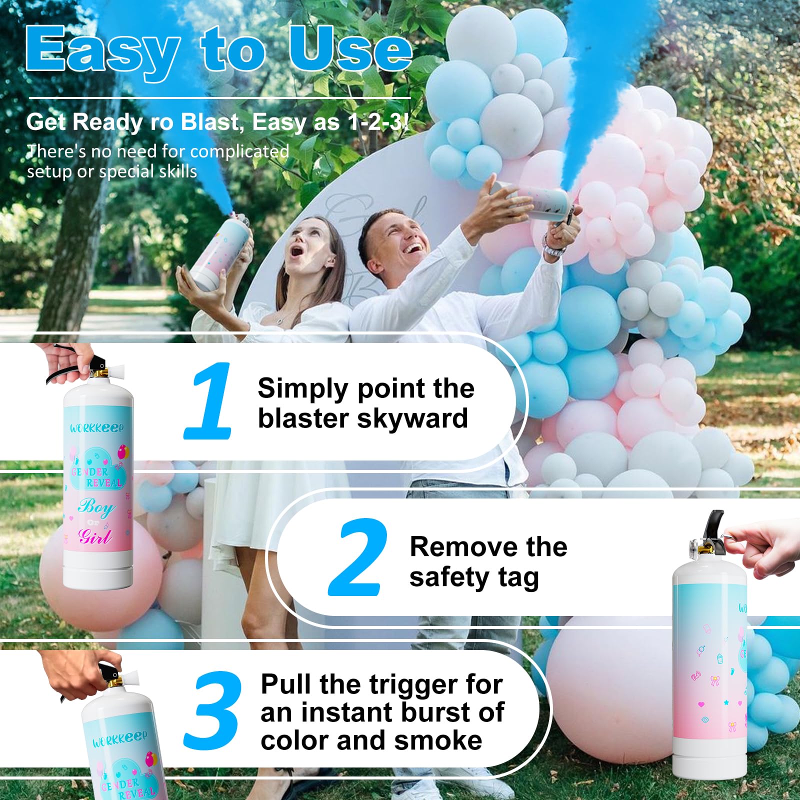 WORKKEEP Biodegradable color powder blue detail for eco-friendly outdoor use