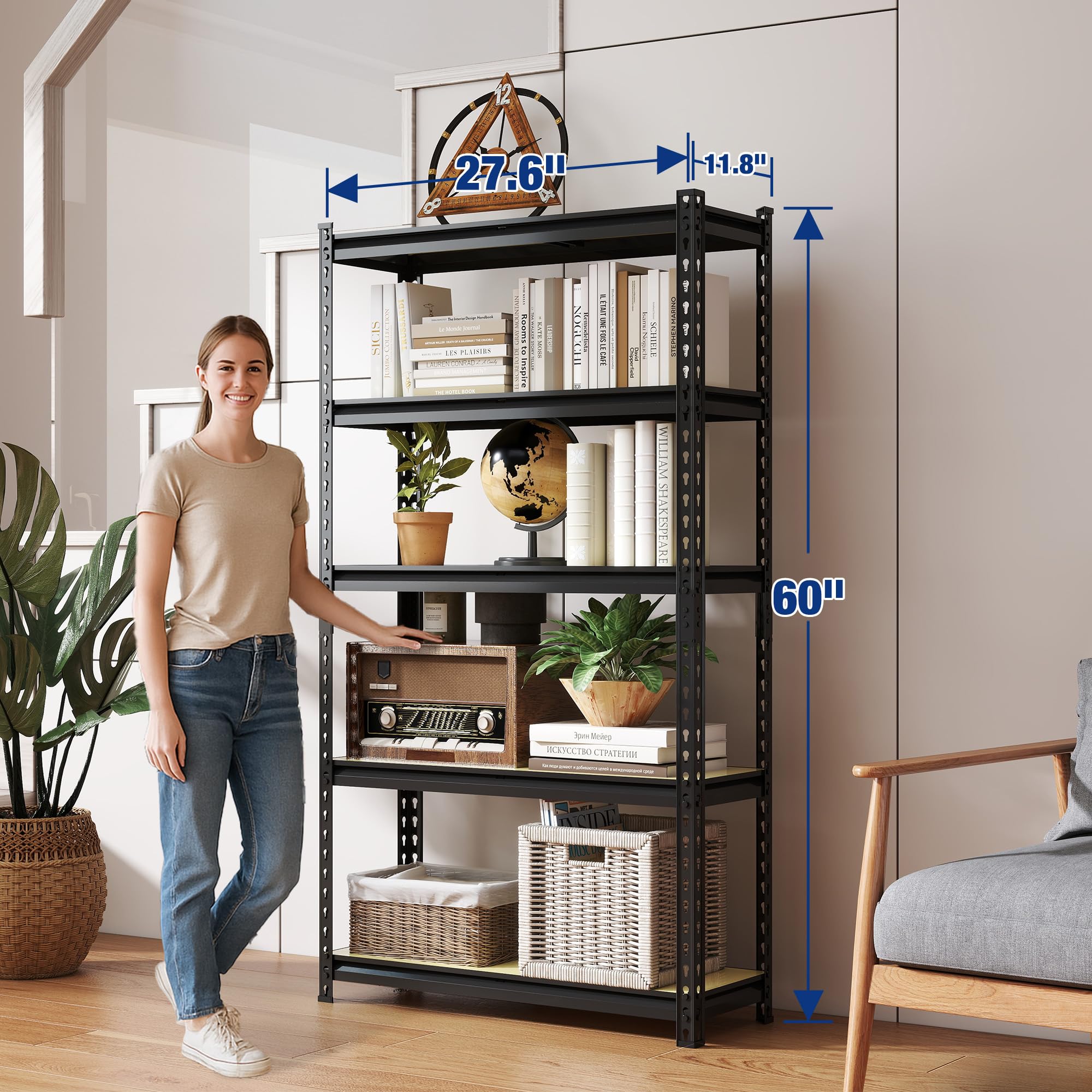 WORKPRO adjustable shelves enabling flexible storage layout