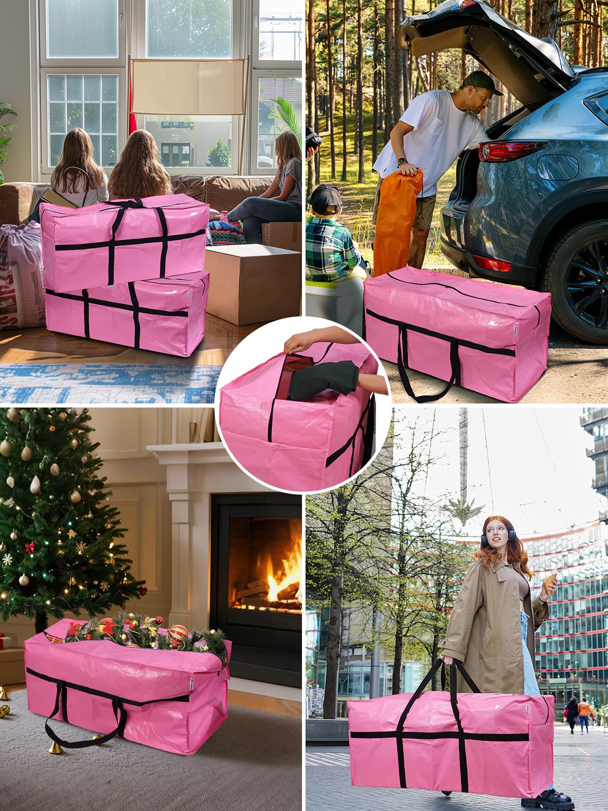 WORKPRO bag with clear tag pocket for labeling contents
