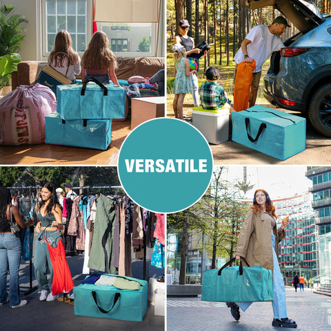 WORKPRO Extra Large Moving Bag features sturdy seams for durable, long-lasting use.