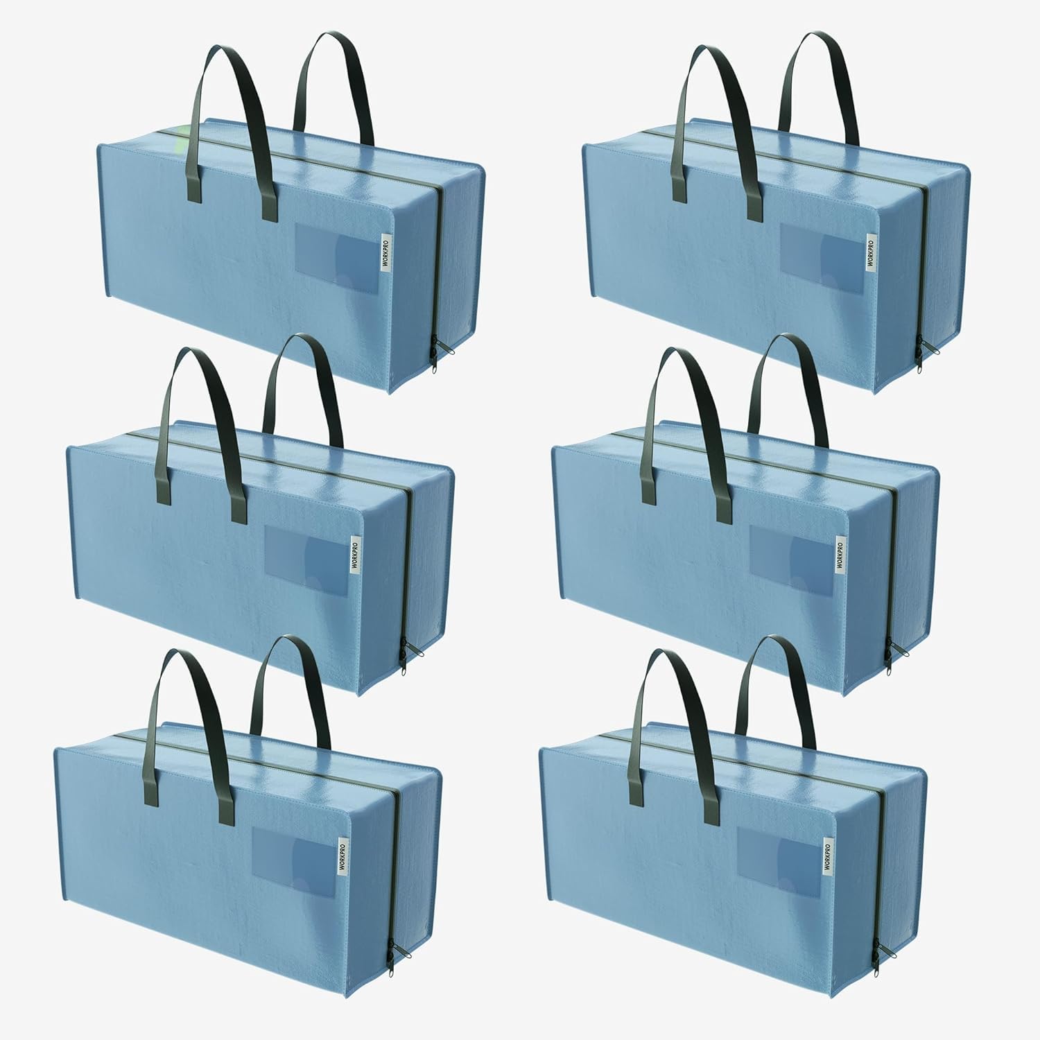 WORKPRO moving bags with a wide top opening for easy packing.