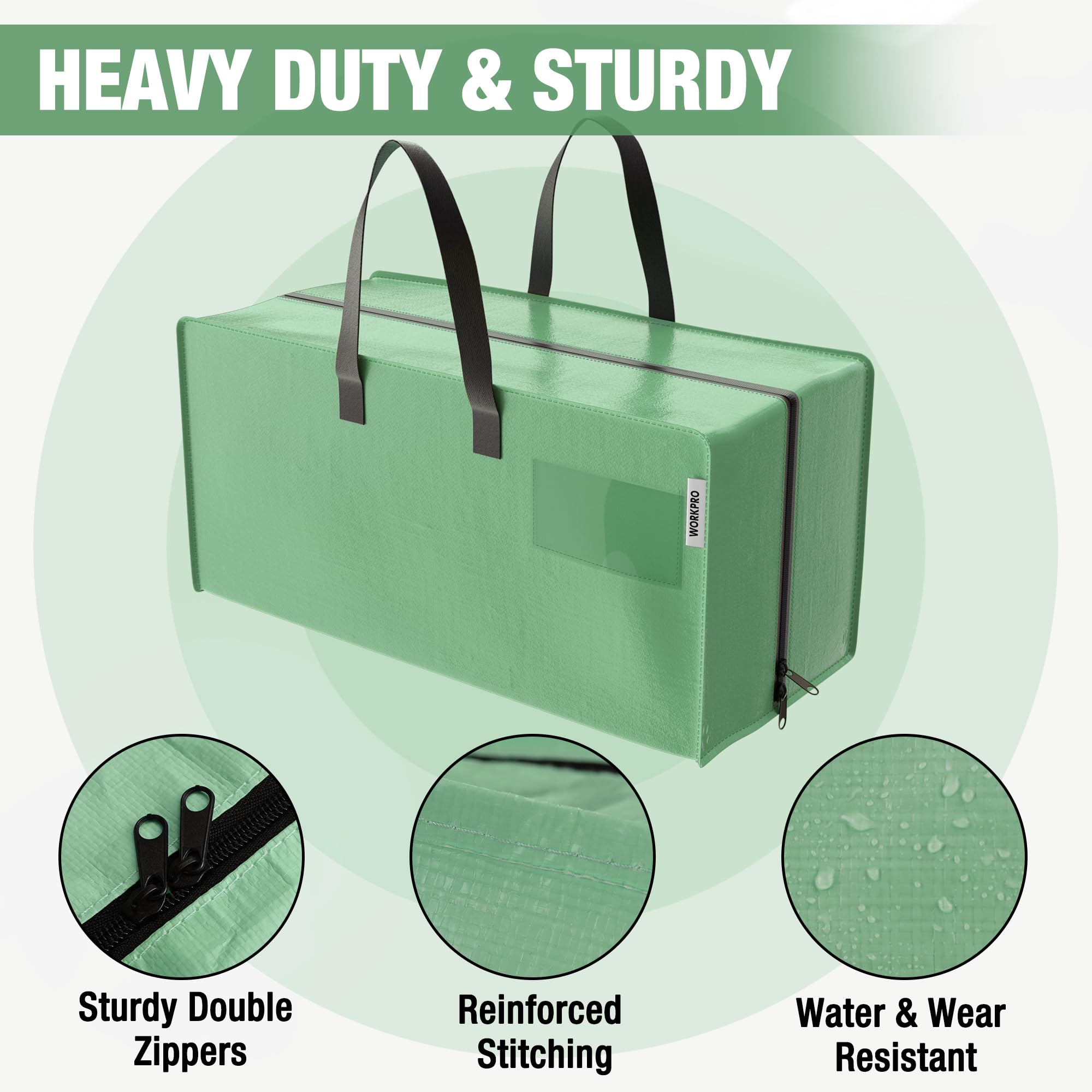 WorkPro moving bags weather-resistant exterior for durable use