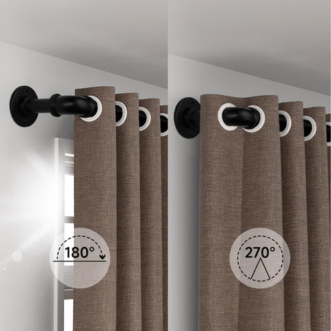 WORLD RODS 1-inch diameter rod provides sturdy support for curtains