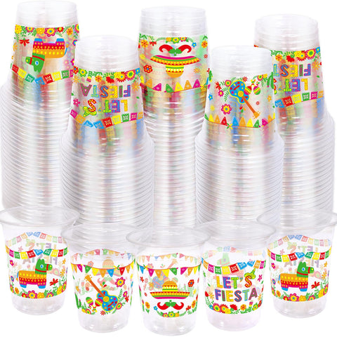 WorldBazaar Fiesta Cup 12oz pattern 2, durable pattern for outdoor events