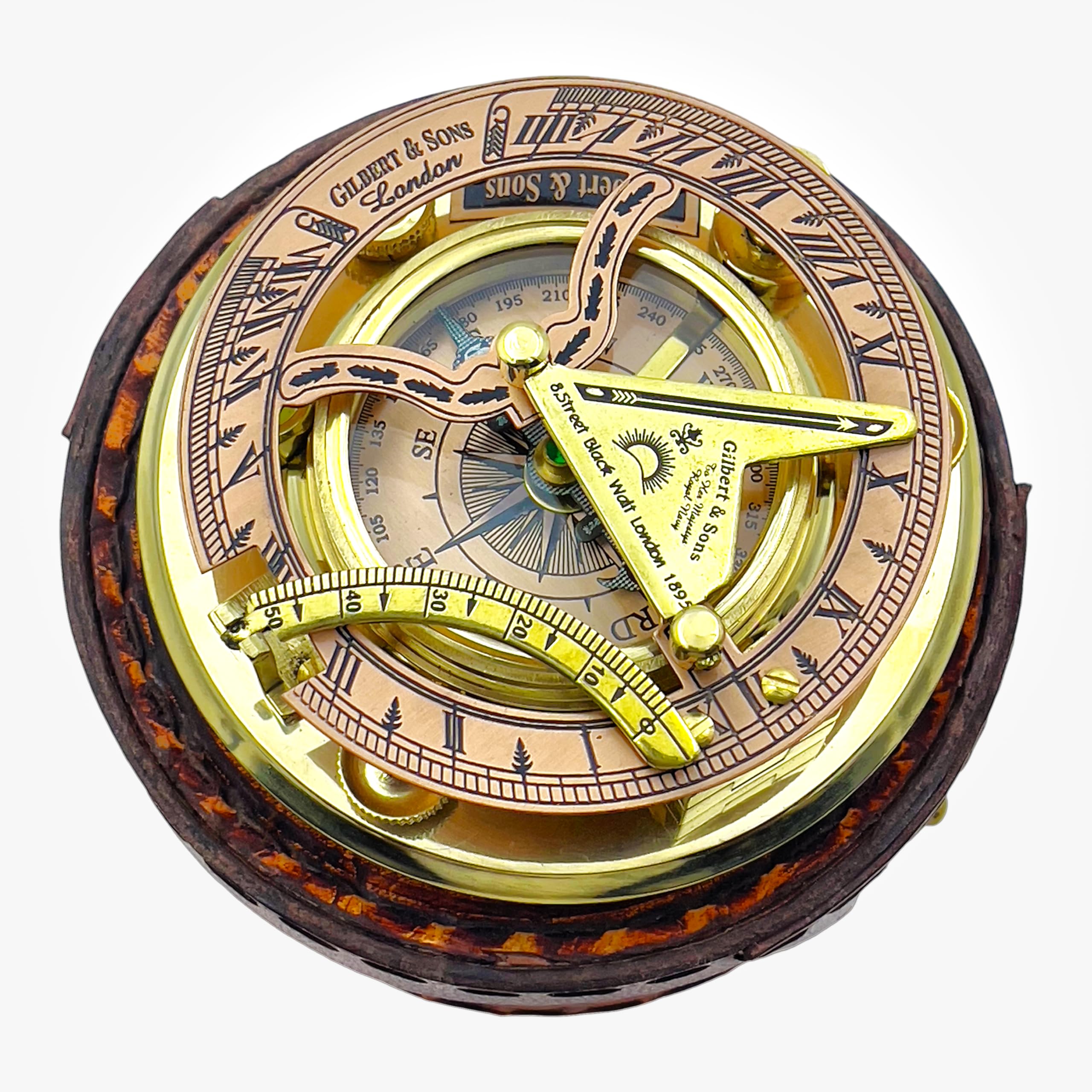 Worldmart Psalm 32:8 engraving on compass adds inspirational touch