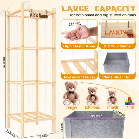 WORLDMX open cage design encourages kids to rescue and return stuffed animals