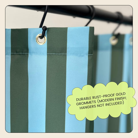 Worthwhile Goods curtain 72x72 inch size for standard tubs and showers
