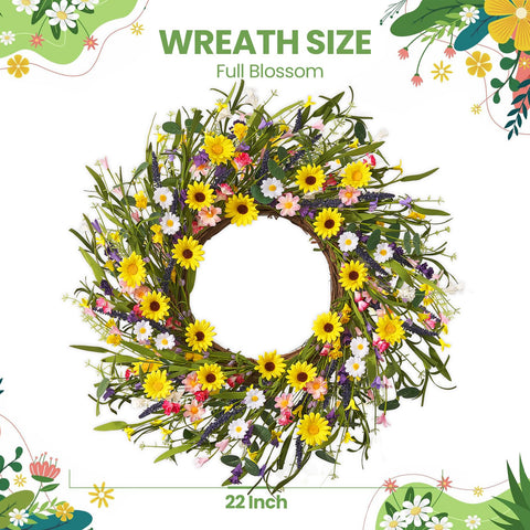 Worthyeah daisies and eucalyptus detail for lifelike wreath styling