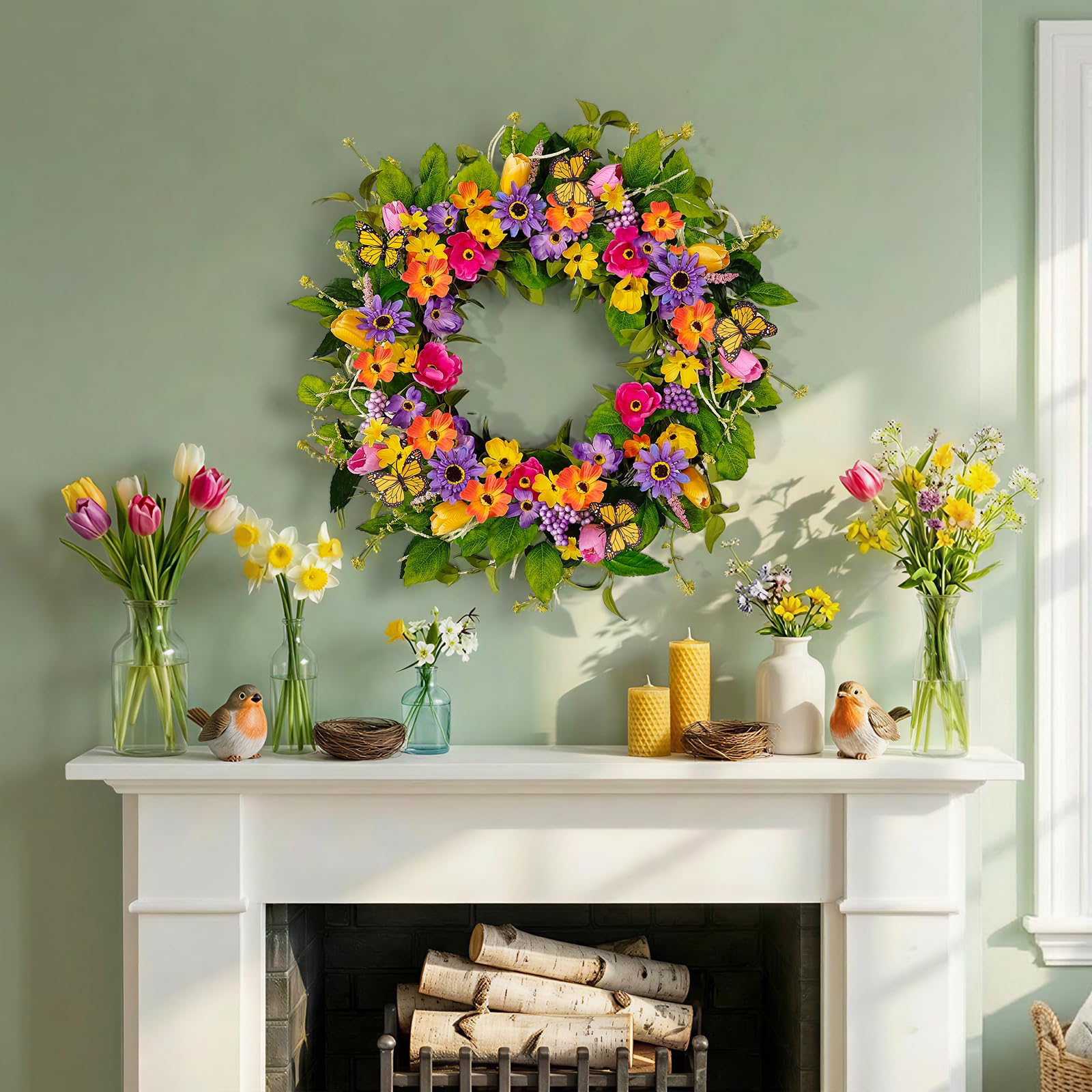 Worthyeah ready-to-hang design simplifies seasonal styling and setup.