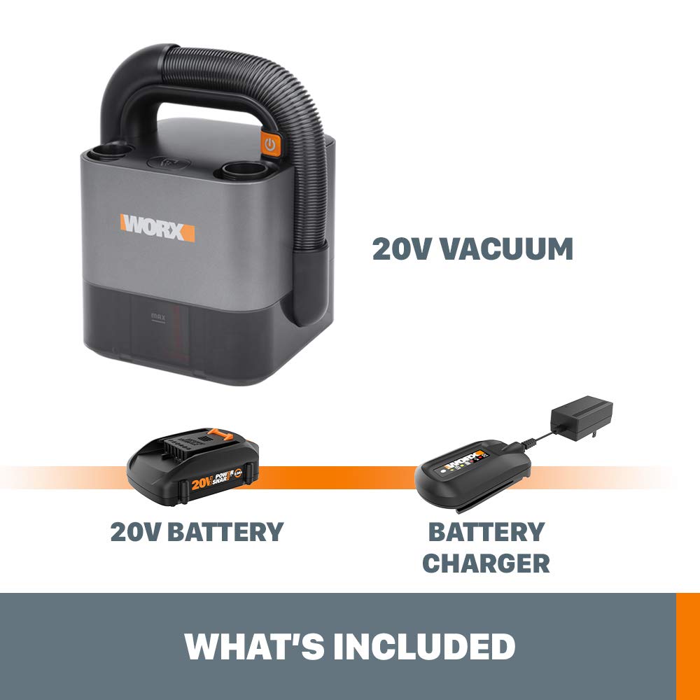 WORX WX030L flexible hose extendable reach for tight corners and high surfaces.