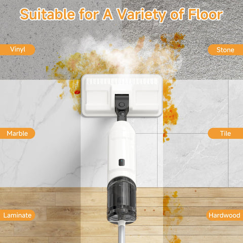 Wotaste Steam Mop delivers chemical-free cleaning for a safer home.